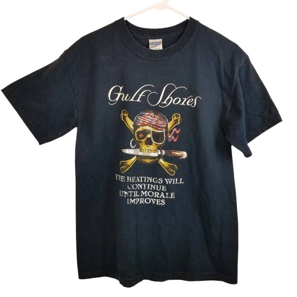 Gildan Gulf Shores pirate tee M